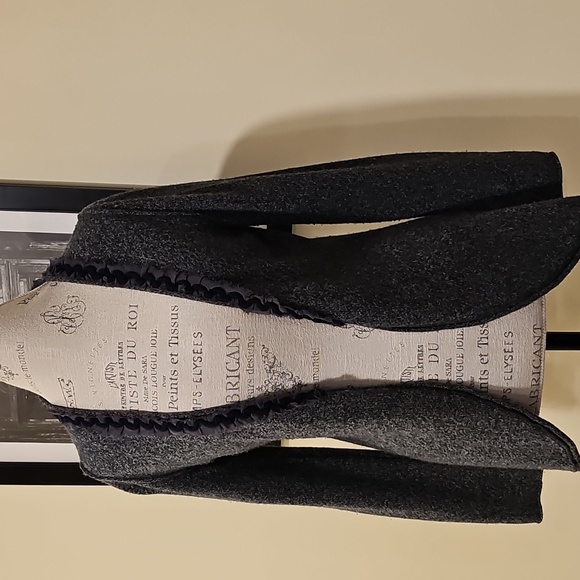 Banana Republic Sweaters - Chic Black Blazer with Ruffled Trim